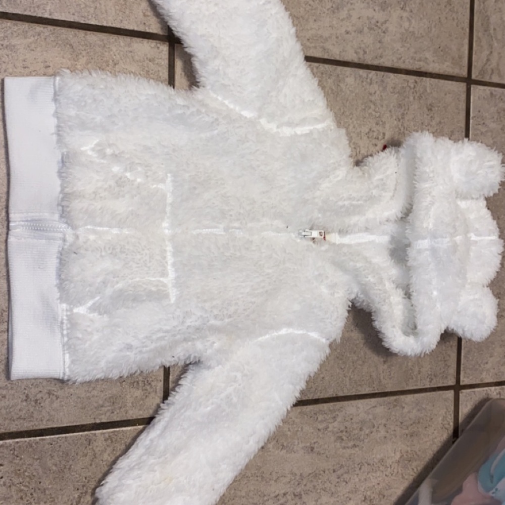 White polyester Arizona jacket